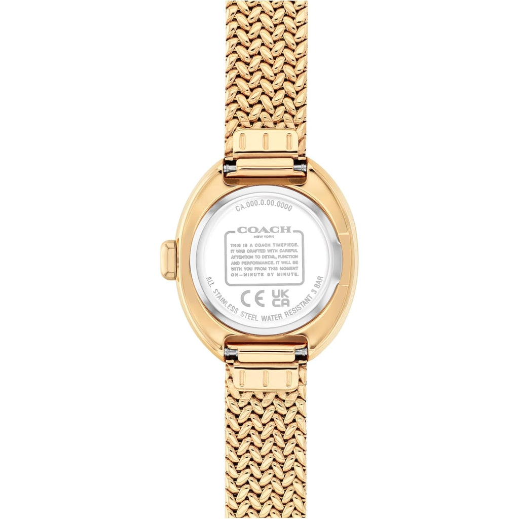 COACH Women's Sammy 2H Quartz Bracelet Watch, 22.5mm Petite Oval Case, Premium Fashion, Everyday Wear - Gift for Her