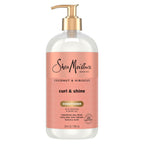 Shea Moisture Curl & Shine Conditioner Coconut & Hibiscus, For Thick, Curly Hair, To Moisturize & Soften, 24 Fl Oz