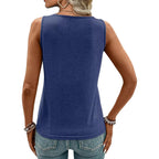 Kilisu 2 Pack Womens Tank Tops Summer Tank Tops For 2026 Cut Out Ring Keyhole Neck Sleeveless Fashion Cute Tee Shirts Clothes