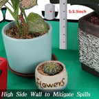 Plant Repotting Mat For Indoor Plants Potting Soil Mix, Waterproof Plant Repotting Tray, Potting Mat Gardening Tray For Indoor Potting Succulents Cactus Orchid Pots, Garden Gift(26.8"X26.8")