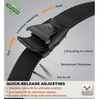 Bulliant Men Tractical Belt,Stretch Western Rigger Web Belt For Cowboy Military Heavy Duty Hiking Hunting 1.5"-Cut For Fit
