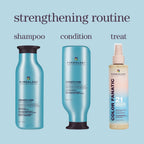 Pureology Strength Cure Strengthening Shampoo & Conditioner Set - For Damaged, Color-Treated Hair, Fortifies & Strengthens Hair, Sulfate-Free & Vegan