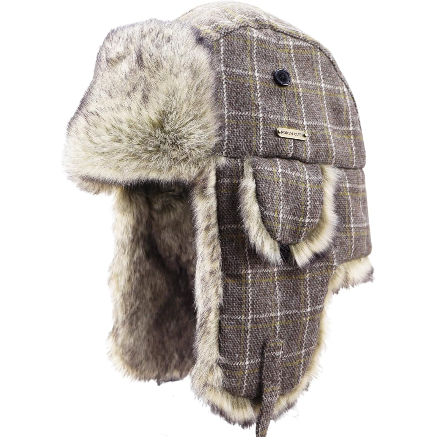 Unisex Winter Trapper Hat Cold Proof Keep Warm Hat with Ear Flaps for Hunting Skiing Trooper Outdoor Activities