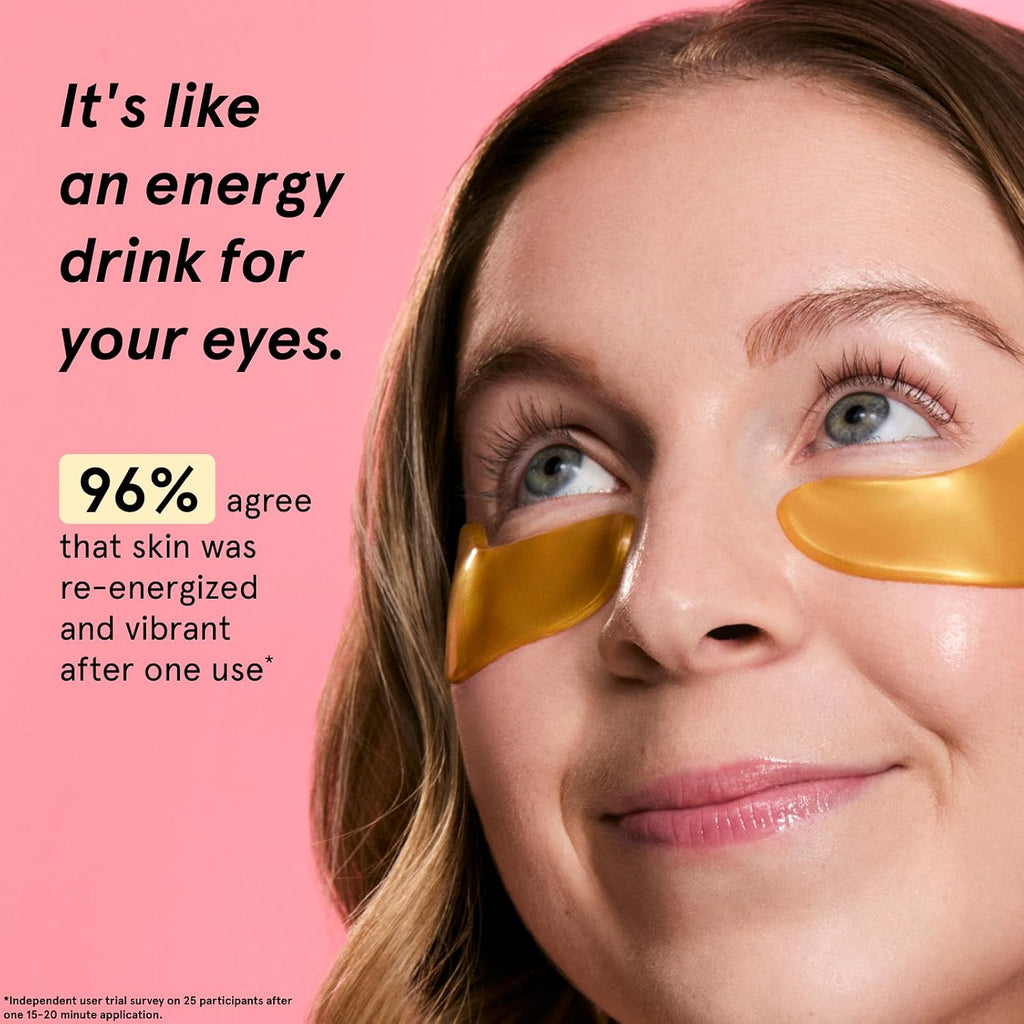 Grace & Stella Award Winning Under Eye Mask - Birthday Gifts For Women - Gel Eye Patches For Dark Circles, Puffy Eyes, Undereye Bags - Gifts For Mom - Vegan Self Care (24 Pairs, Gold)