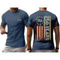 250 Anniversary Usa Shirt Mens American Flag Tshirt 250Th America Anniversary Tee 250 Years Patriotic Tops