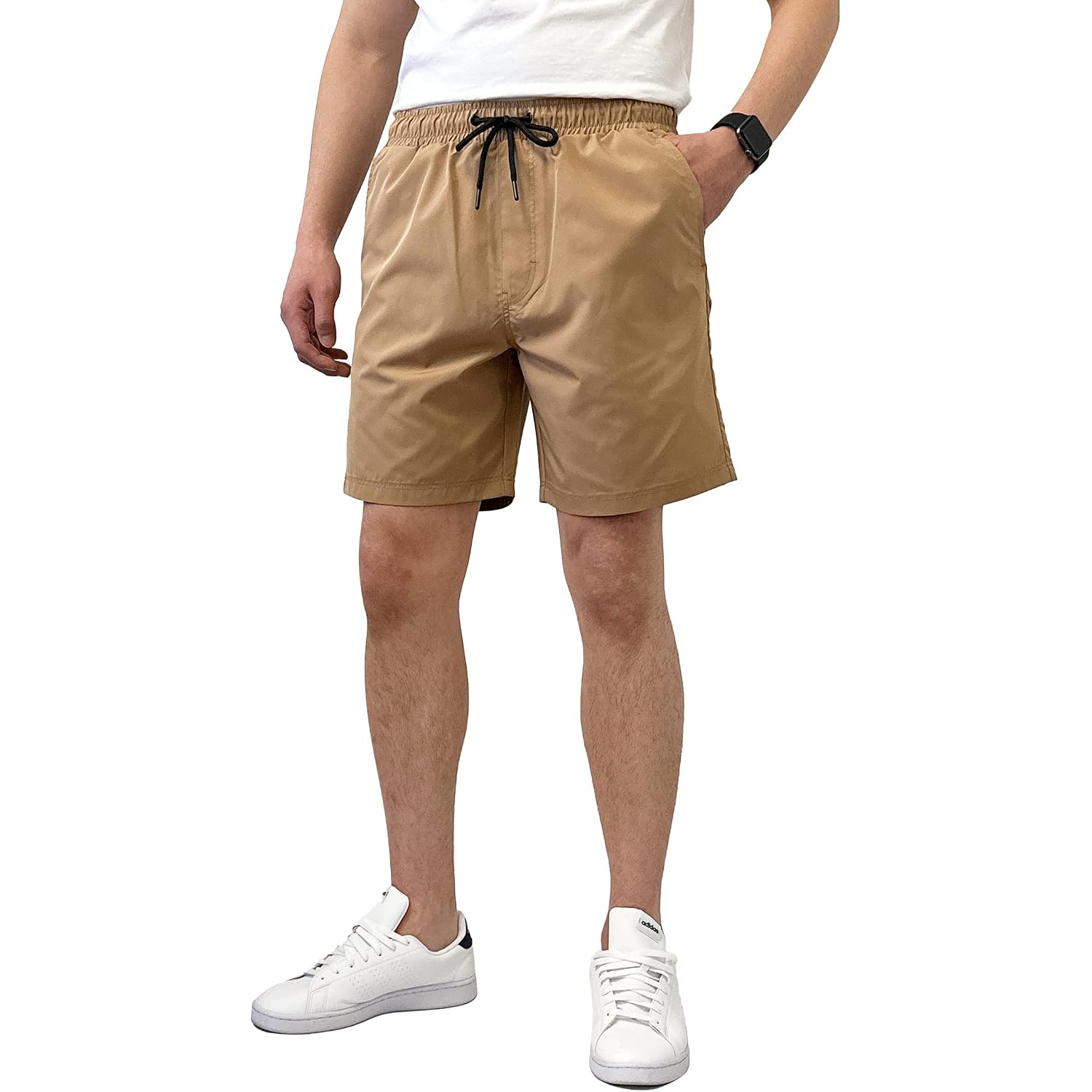 Southpole Mens Workout Tech Woven Nylon Shorts Light Weight Track Shorts