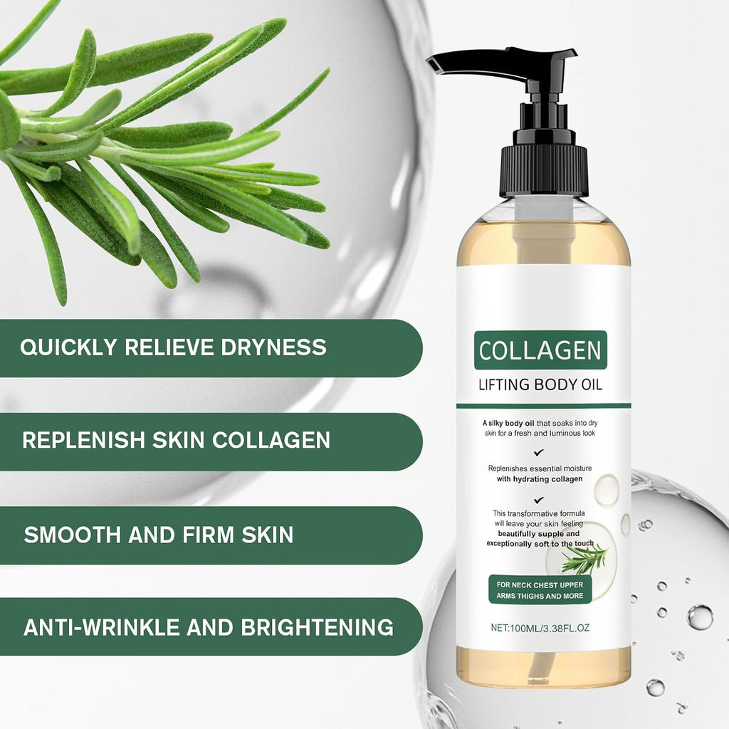 Collagen Lifting Body Oil,Anti-Aging Wrinkle Removal & Collagen Lifting Body Oil For All Skin Type Tightening. (1Pcs)