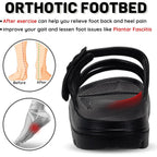 PIMIO Arch Support Sandals for Women Slip On Recovery Slides for Plantar Fasciitis Relief, Non-Slip Lightweight Slippers With Thick Cushion For Waking Foot Pain & All-Day Comfort