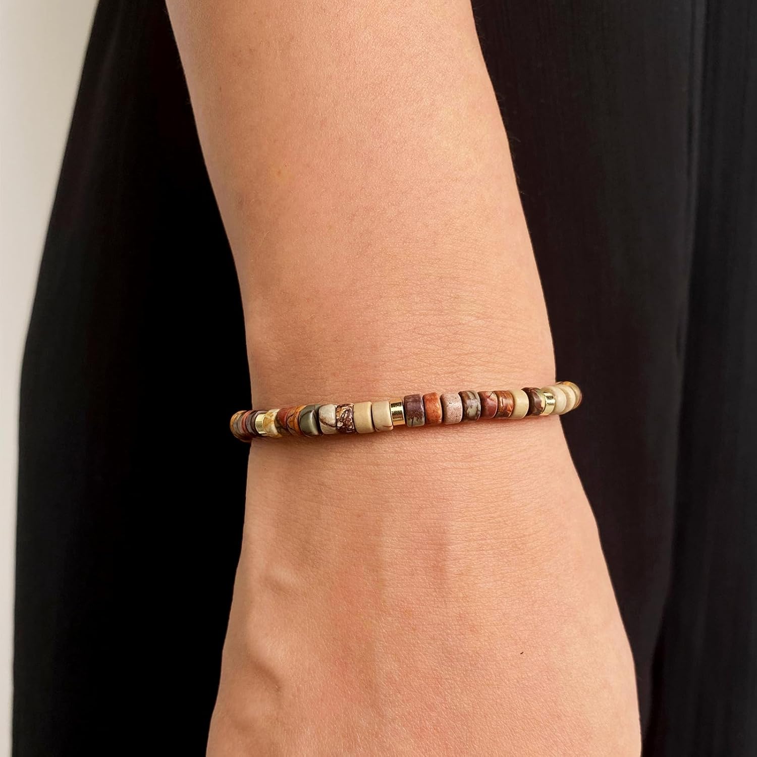 yupoxiu Inspirational Gifts Healing Natural Stone Bracelets - Thinking of You, Get Well Soon Encouragement Gifts Strength Bracelets for Women Friends Sister, Christmas Stocking Stuffers Thanksgiving Basket