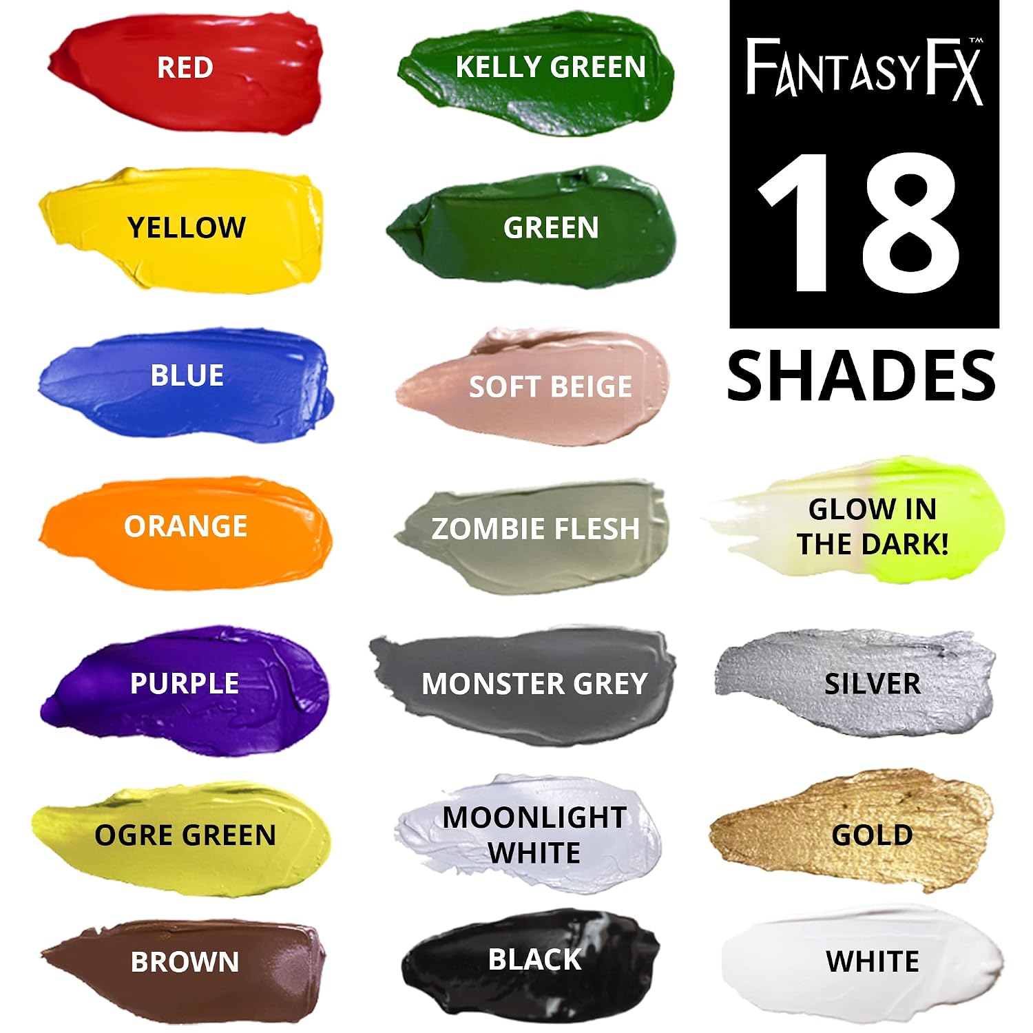 Mehron Makeup Fantasy Fx Cream Makeup | Water Based | Halloween | Green Face Paint & Body Paint For Adults 1 Fl Oz (30Ml) (Green) | Made In The Usa