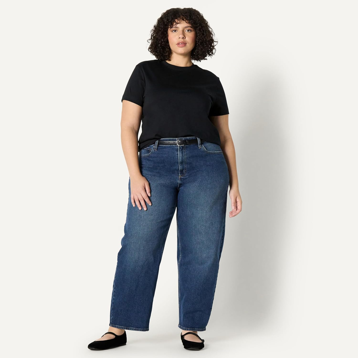 (Demi's Pick) Women's Relaxed-Fit Cotton Crewneck T-Shirt