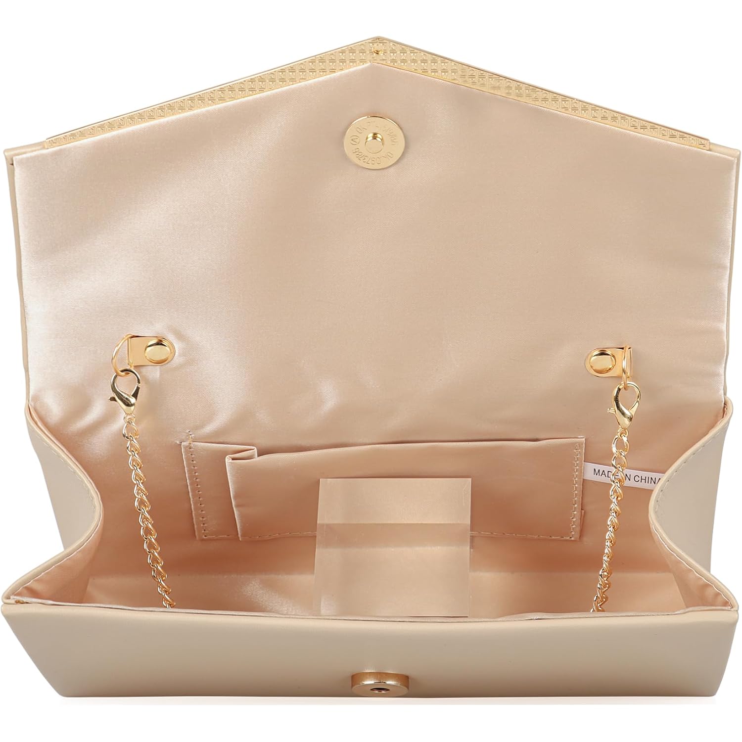 Women’s Evening Handbag Vegan Leather Ladies Envelope Clutch Classic Elegant Purse Bags