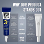 Mens Eye Cream - Eye Bags Treatment For Men & Wrinkle Reduction | Collagen, Vitamin B3, Peptides, 5% Caffeine – Mens Under Eye Cream Bag Remover – Puffy Eyes Treatment For Men