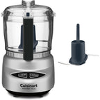 Cuisinart Mini-Prep Plus Food Processor, 24-Ounce Mini Food Processor to Chop Herbs, Vegetables, and Hard Cheese, 24-Ounce Work Bowl, Reversible Stainless Steel Blade, DLC-2ABC, Brushed Chrome