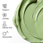 Skintific Mugwort Clay Stick Mask For Face, Redness Soothing & Breakout Control With Centella And Salicylic Acid, Gentle Exfoliating, Vegan Skincare, Wash-Off Facial Mud Mask