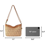 The Sak Lumi Convertible Crossbody Purse - Women'S Handbag For Everyday & Travel, 3-In-1 Small Crossbody In Crochet & Leather