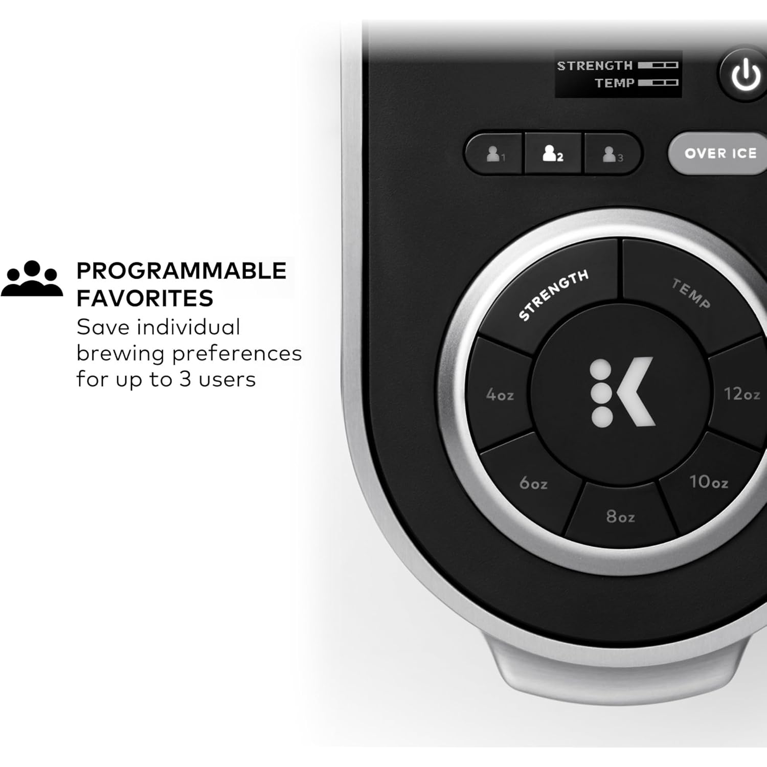 Keurig K-Supreme Plus Single Serve K-Cup Pod Coffee Maker, MultiStream Technology, Customizable Strength and Temperature Settings, Programmable, 78oz Removable Reservoir, Stainless Steel