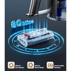 Kardv Cordless Vacuum Cleaner, 500W/40Kpa Vacuum Cleaners For Home, 60Mins Stick Vacuum With Led Display, Anti-Tangle & Wall Mount Charging, 8 In 1 Lightweight Vacuum For Hard Floors Carpet Pet Hair
