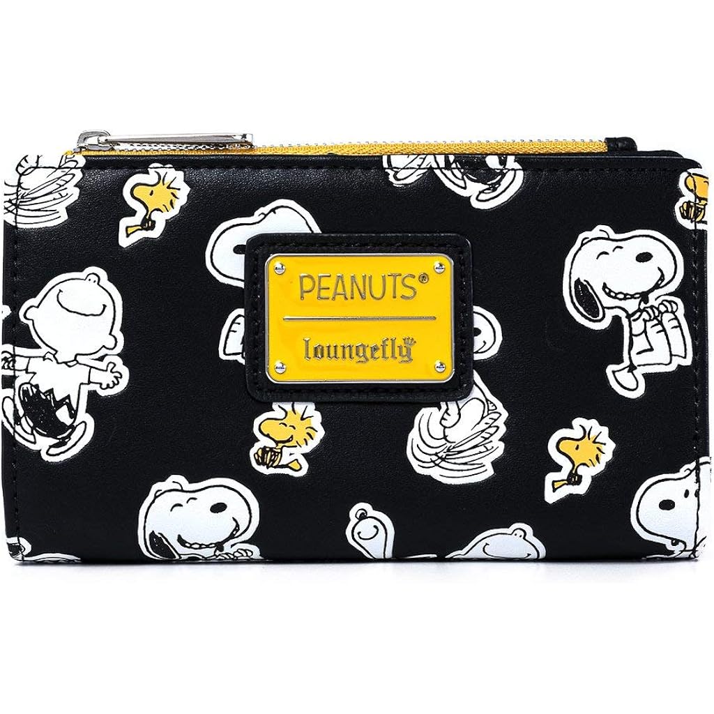 Loungefly Peanuts Snoopy and Woodstock All Over Print Wallet