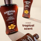 Hawaiian Tropic Dark Tanning Oil, 8 Fl Oz | Moisturizing Body Oil With Cocoa Butter, Tan Enhancer, 8 Fl Oz Each Twin Pack