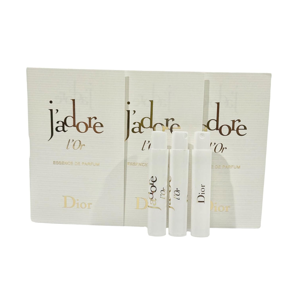 Dior Sample Perfume J'adore L'Or Essence De Parfum Sample Women 1 ml / 0.03 fl oz Set of 3