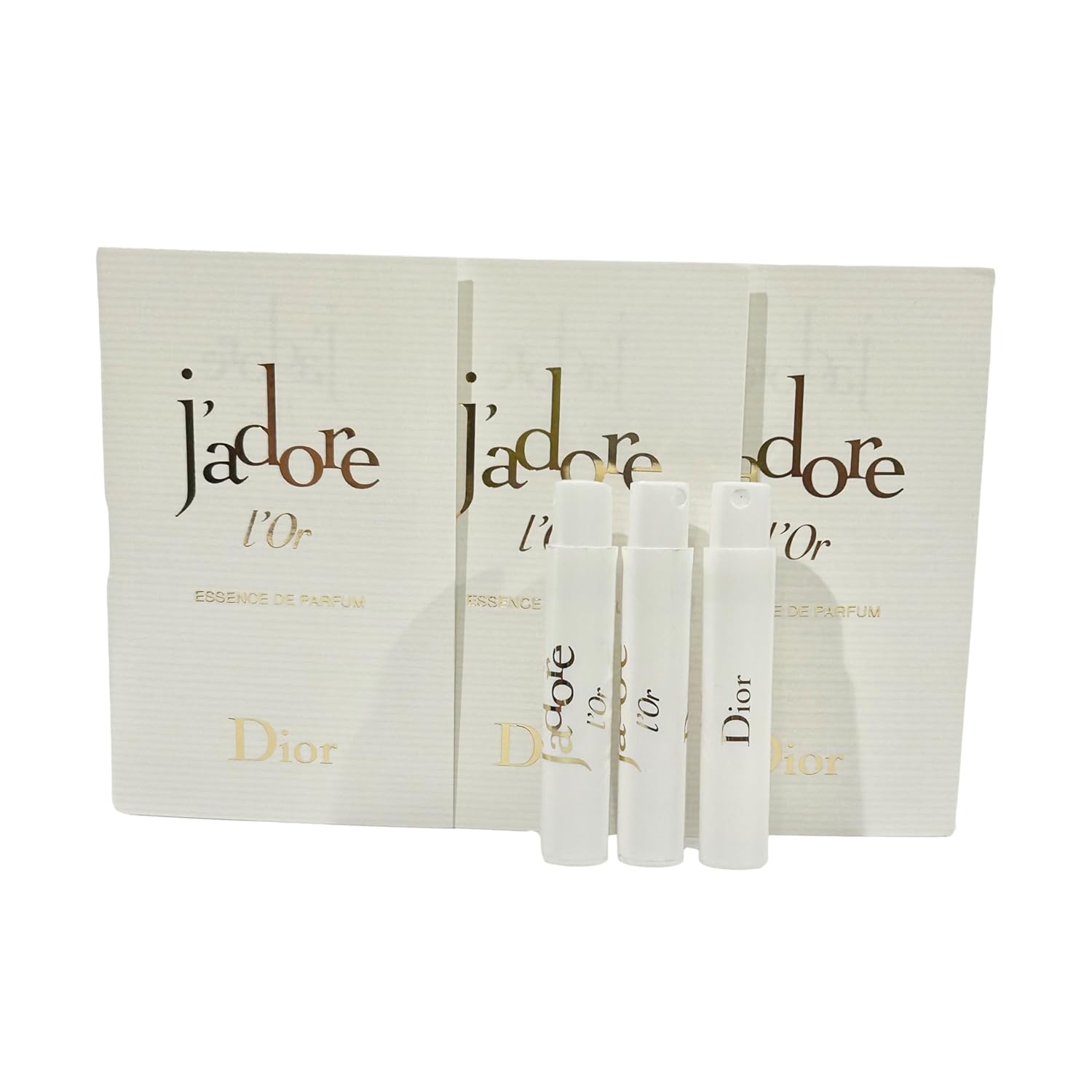 Dior Sample Perfume J'adore L'Or Essence De Parfum Sample Women 1 ml / 0.03 fl oz Set of 3