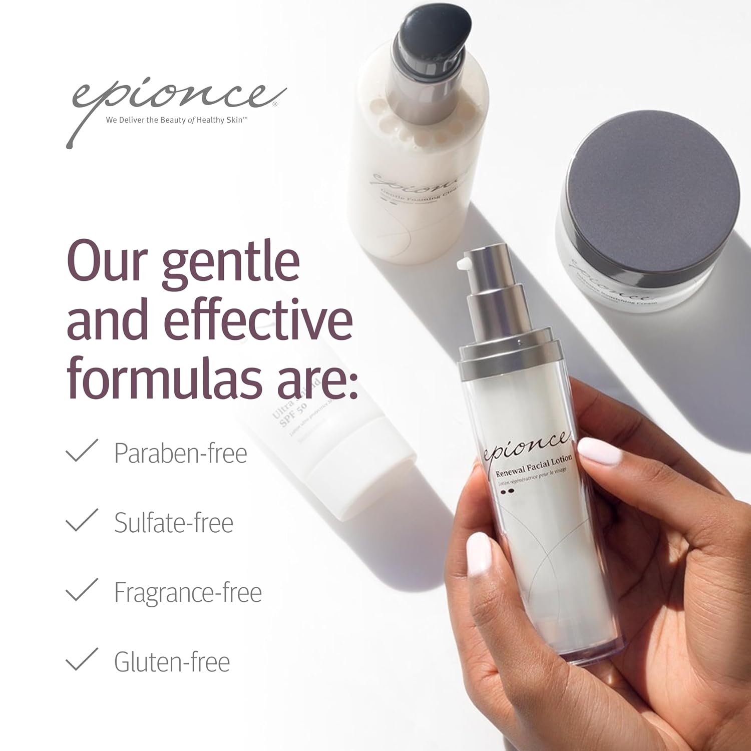 Epionce Renewal Facial Lotion - Hydrating, Anti-Aging Moisturizer For Normal To Combination Skin, For Fine Lines & Wrinkles, Dermatologist Skincare