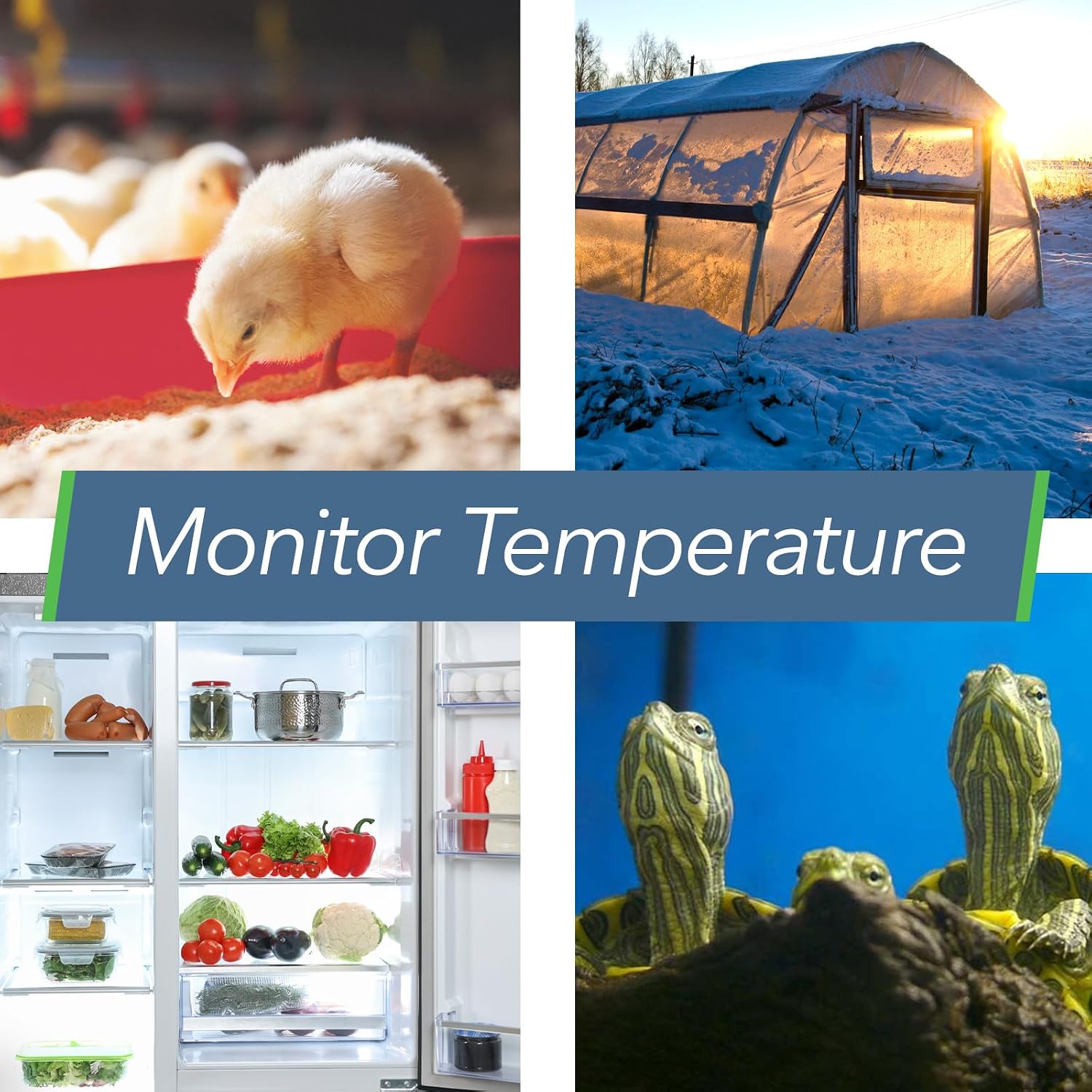 Ht.W Smart Temperature Sensor & Humidity Sensor - Thermometer & Hygrometer W/App Monitoring - Water Resistant Temperature And Humidity Monitor W/Heat Index For Rv, Fridge & More