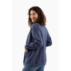 Rr & Ed Essentials Womens Fleece Snap Front Cardigan, Soft Lightweight Sweatshirt For Women, Baseball Jacket With Pockets