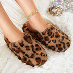 Snug Leaves Women'S Fuzzy Scuff Slippers Soft Comfy Memory Foam Non-Slip Indoor House Shoes