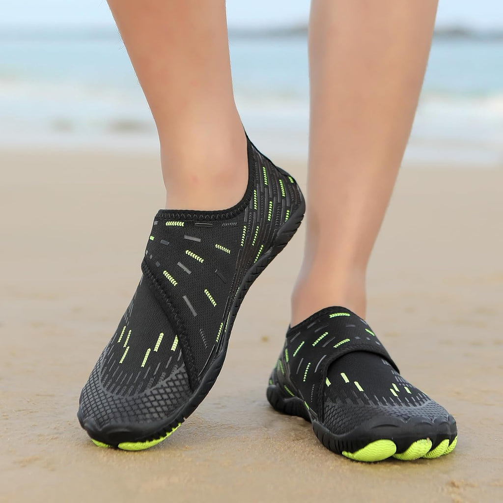 Water Shoes Mens Womens Quick-Dry Barefoot Swim Beach Pool Shoes Aqua Yoga Socks For Hiking Walking Diving Surf Outdoor Water Sports