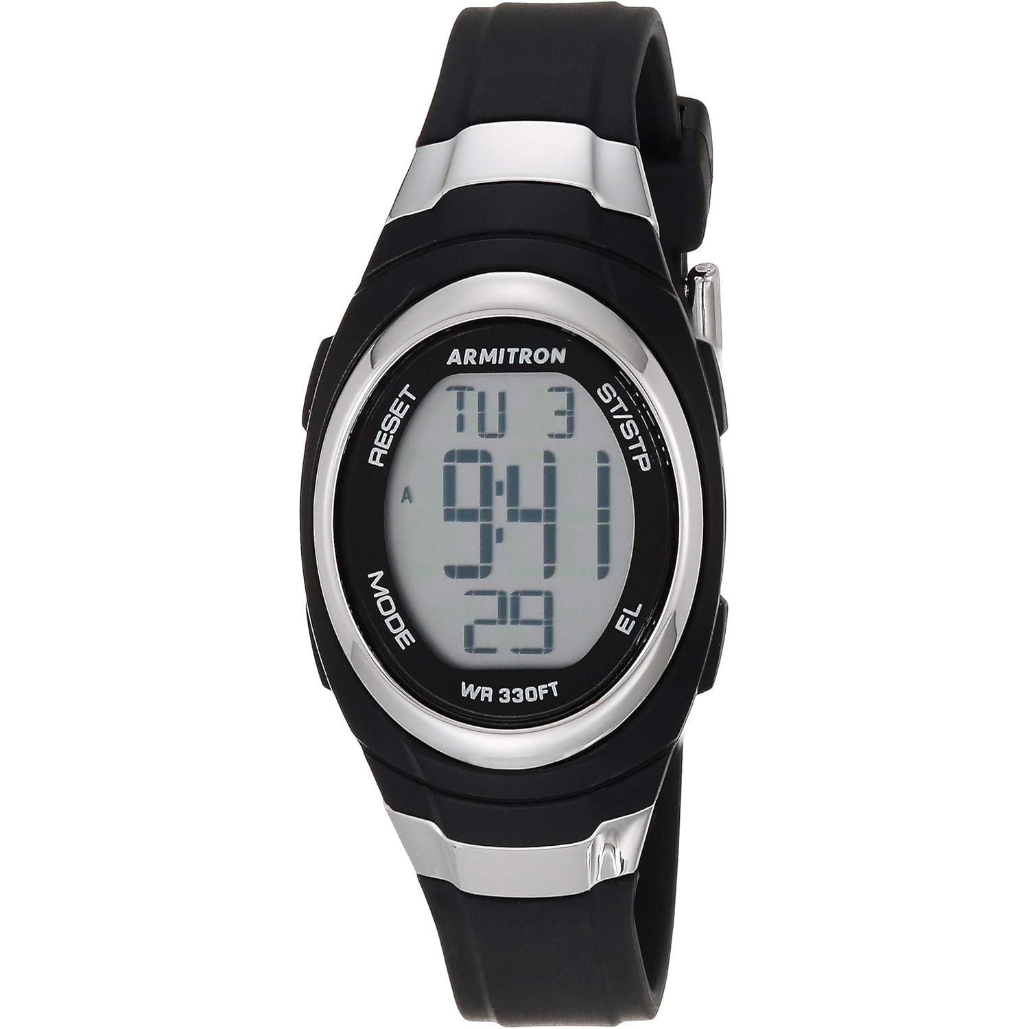 Armitron Sport Women's Digital Chronograph Resin Strap Watch, 45/7034