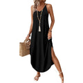Wiholl Summer Dresses For Women 2026 Maxi Dress Boho Halter Dress Sundresses Beach Vacation Clothes Travel Outfits