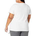 Life is Good Women's Crusher Tee Shirt, Short Sleeve Cotton Graphic T-Shirts, Watercolor Daisy Birds Cloud White