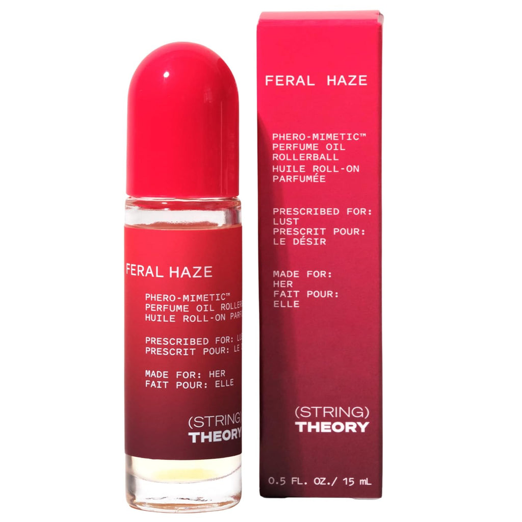 STRING THEORY Pheromone Roll On Perfume Oil for Women - Spicy & Sweet Vanilla Amber Boozy Gourmand Musk - Dark Rum, Vanilla, Creamy Tonka Bean - Long-Lasting Fragrance - Pheromones Phero-Mimetic Oil