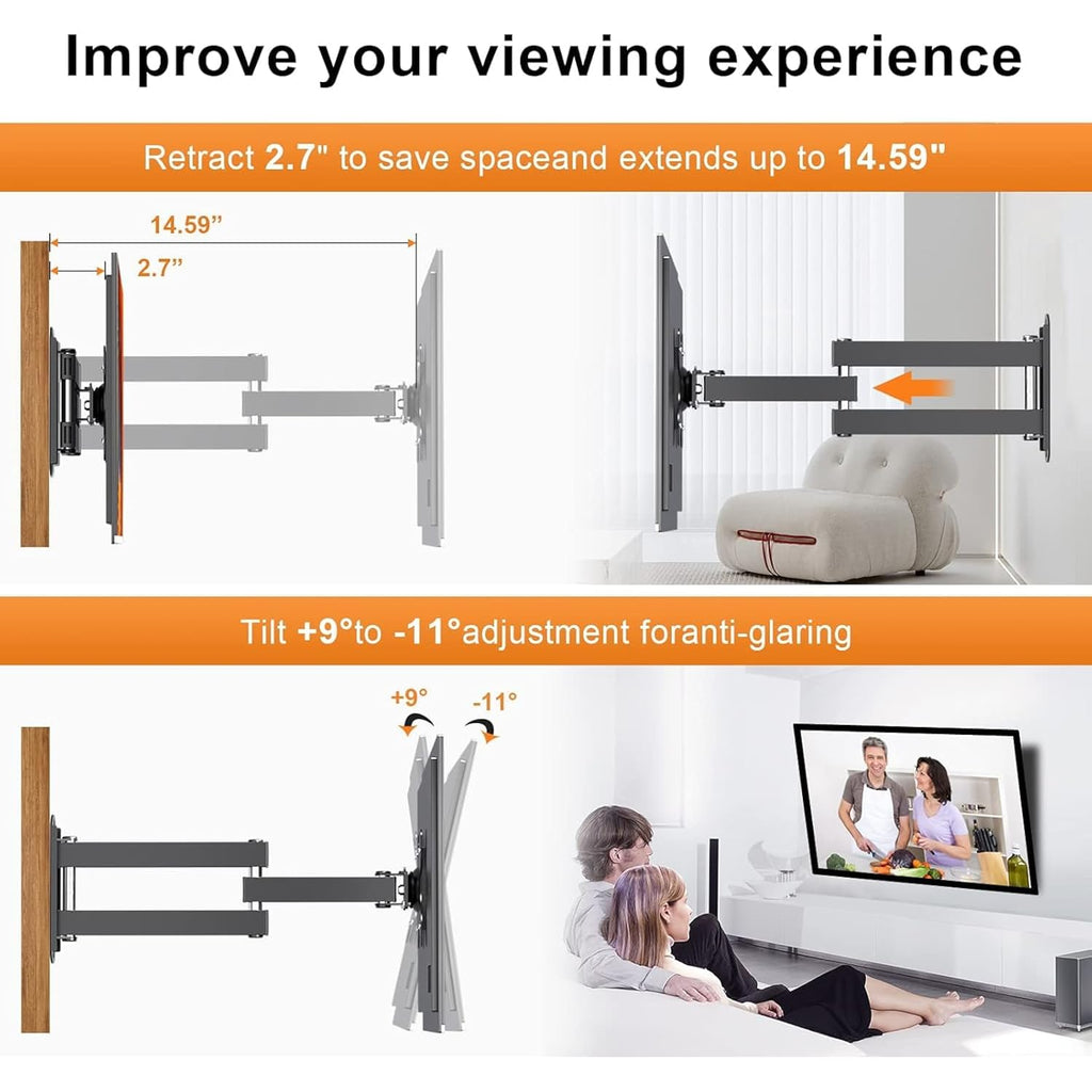Tv Wall Mount, Bracket For Most 13-32 Inch Led, Lcd Monitor And Plasma Tvs, Max Vesa 100X100Mm By Xinlei (Ma1330)