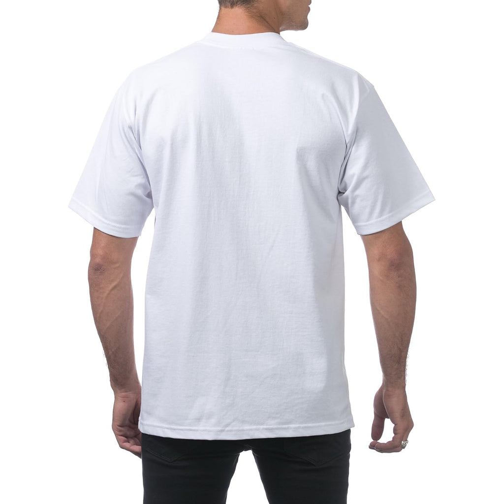 Pro Club Men'S 3-Pack Heavyweight Cotton Short Sleeve Crew Neck T-Shirt