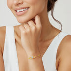 Seelove Moissanite Infinity Heart Bracelets for Women,Mothers Day Gift,925 Sterling Silver,18K Gold Plated,Adjustable Anniversary Birthday Fine Jewelry Gifts for Wife