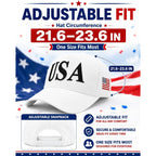 Usa Flag Hat For Men Women - 3D Embroidered Patriotic Baseball Cap, 4Th Of July, 250Th