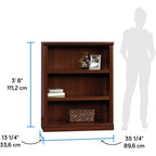 Sauder Miscellaneous Storage 3-Shelf Bookcase/ Book Shelf, Select Cherry Finish