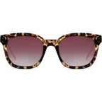 SOJOS Classic Square Polarized Sunglasses Womens Mens Retro Trendy UV400 Sunnies SJ2050 Leopard/Purple