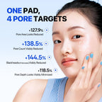 Nature Republic Blue Aloe Calming Pore Pad | Cooling & Soothing Toner Pads, Pore Care, Dual-Texture Facial Pads With Hyaluronic Acids, Peptide, Aha, Korean Skincare (70 Pads)