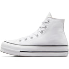 Converse Women'S Chuck Taylor All Star Lift Platform High Top, White/Black/White, 7