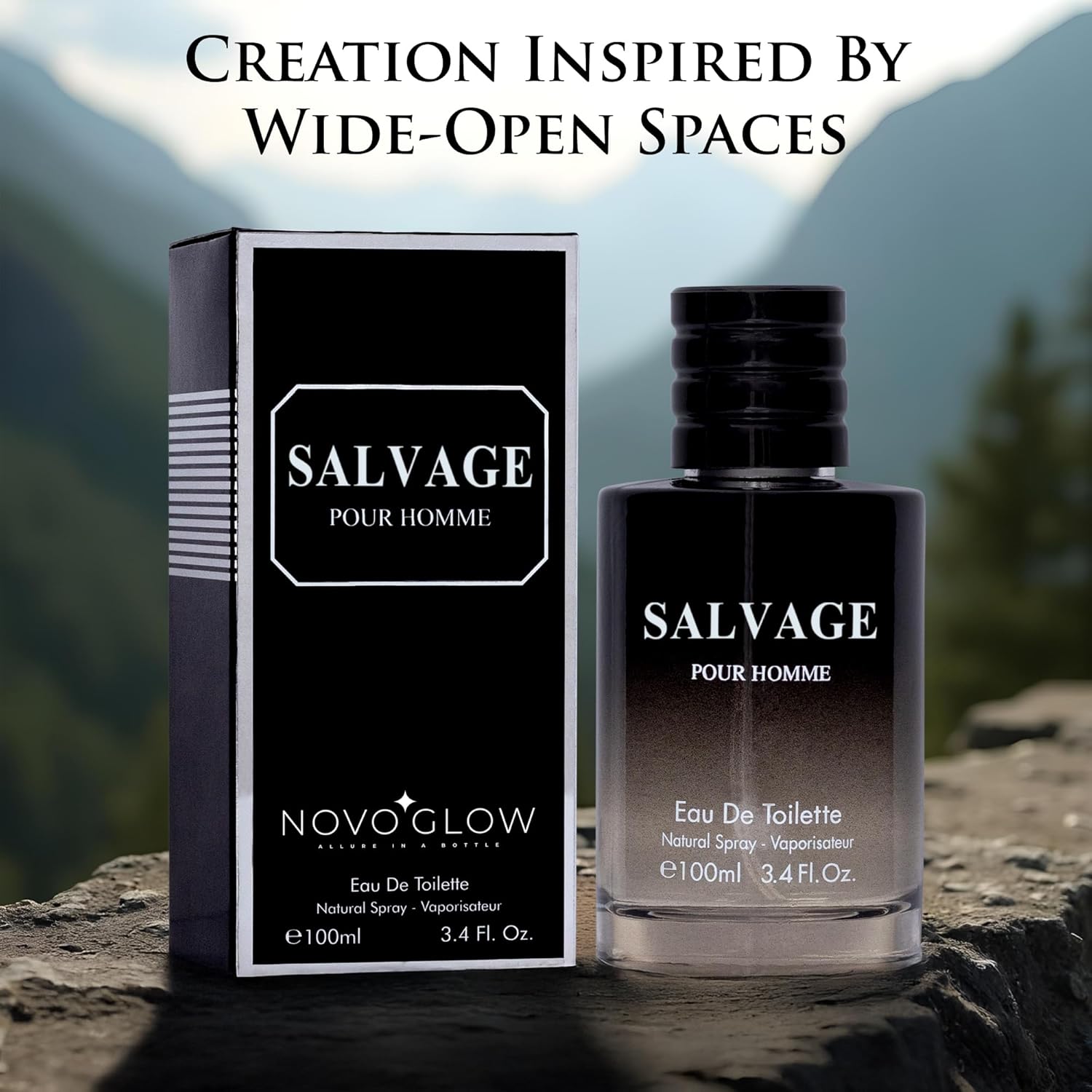 Salvage for Men 3.4 Oz Men's Eau De Toilette Spray Refreshing & Warm Masculine Scent for Daily Use Men's Casual Cologne Great Holiday Gift Smell Fresh All Day A Gift for Any Occasion