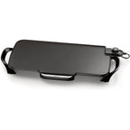 Presto 07061 22-Inch Electric Griddle with Removable Handles, Extra-Large Nonstick Ceramic Surface, Black