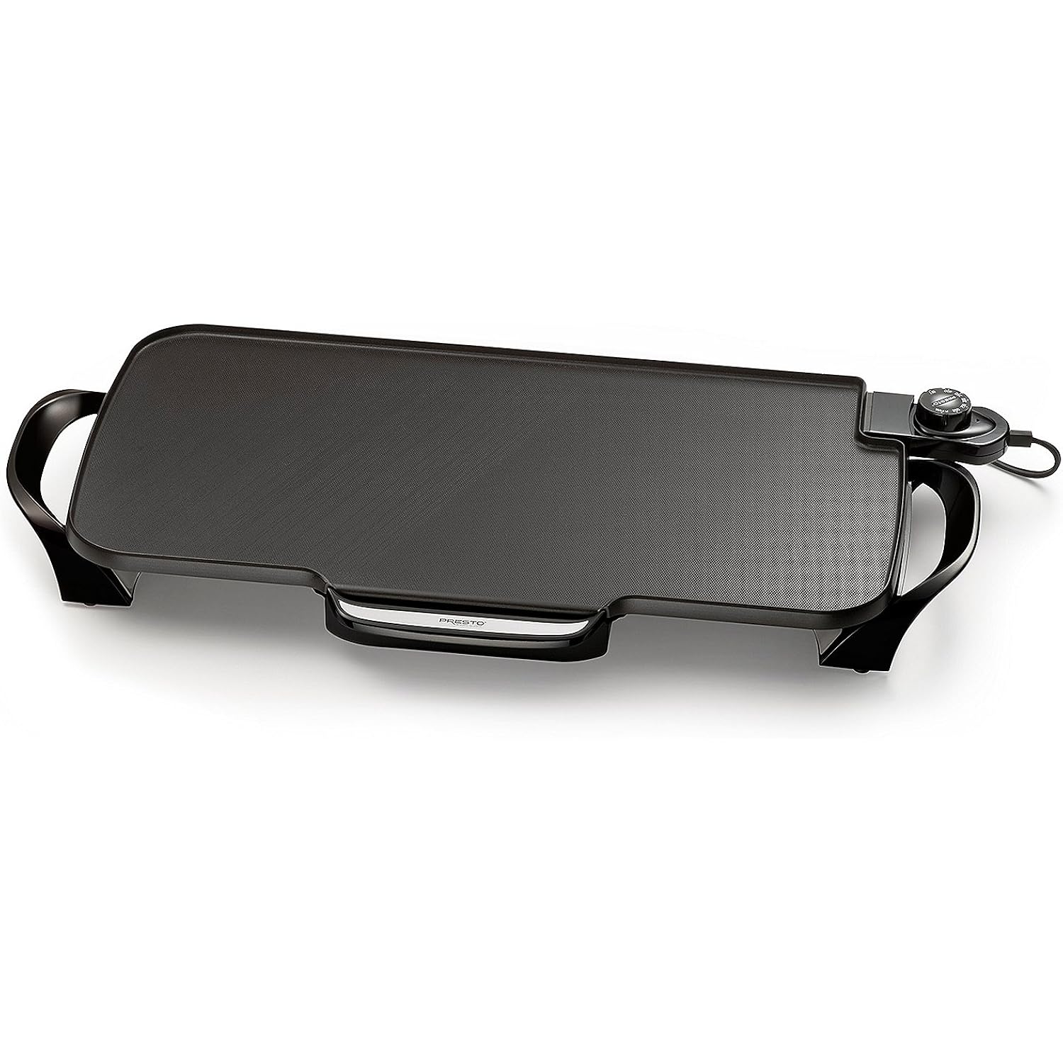 Presto 07061 22-Inch Electric Griddle with Removable Handles, Extra-Large Nonstick Ceramic Surface, Black