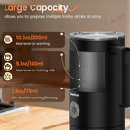 4-in-1 Electric Milk Frother & Steamer – Automatic Frother Machine, Barista-Style Hot & Cold Foam for Lattes, Cappuccinos, Iced Coffee, Quiet, One-Touch, Easy to Clean