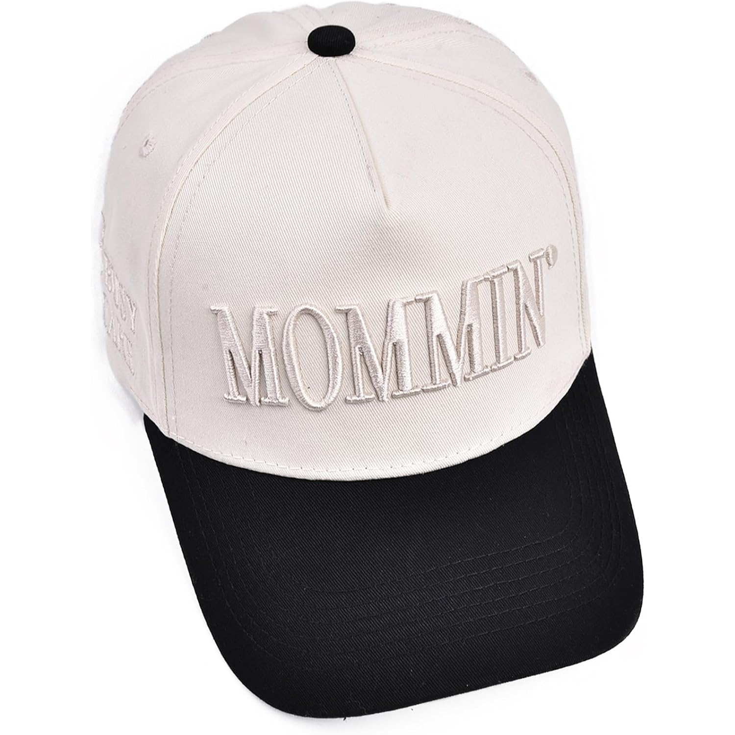 Womens Trucker Hat - with Mommin Embroidery Ponytail Fit - Mothers Day Great Gifts for Mom Wife Stepmom