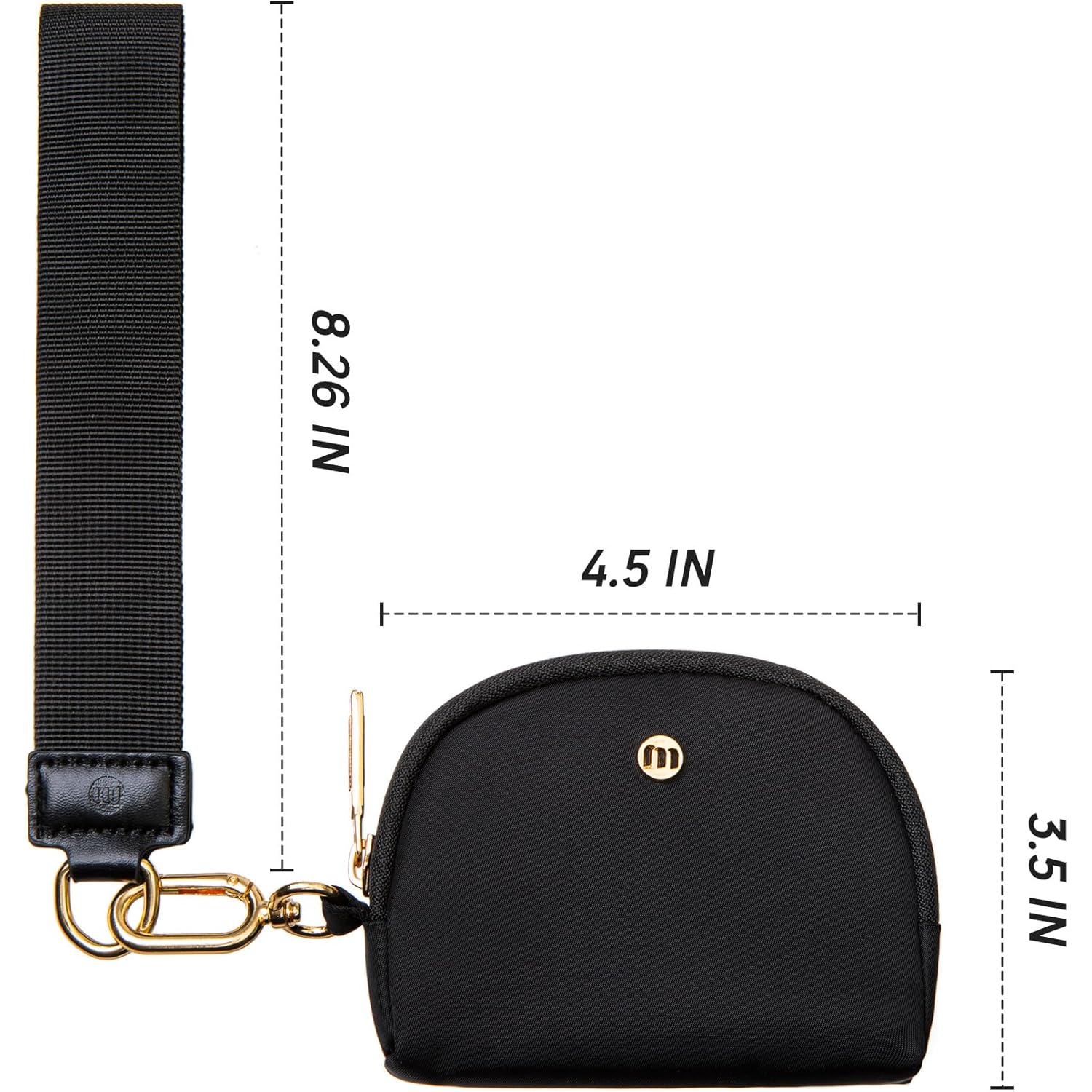 Mum's Memory Mini Zip Around Wristlet Wallets for Women -KeyChain Wallet with Detachable Dual Pouch Wristlet -Key Chain Coin Purse Small Wallets