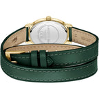 Lacoste Parisienne Women'S 2H Watch – Oval Case, Fluted Bezel, Quartz Movement, Double Wrap Smooth Leather Strap, Chic And Minimalist Design - Gift For Her